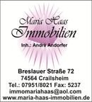Immobilien Maria Haas